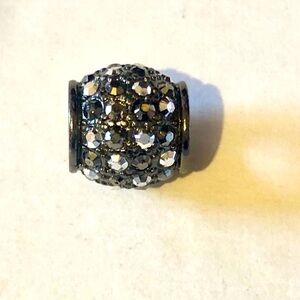 🆕Listing! Brighton Crystal Voyage bead Gun Metal w Cystals in gray tones Retired